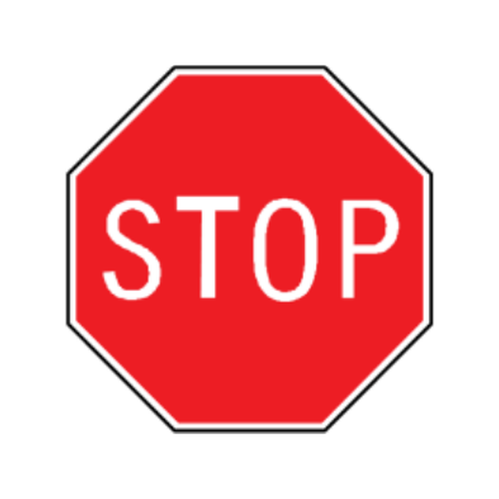 Official handbook crop of Stop sign