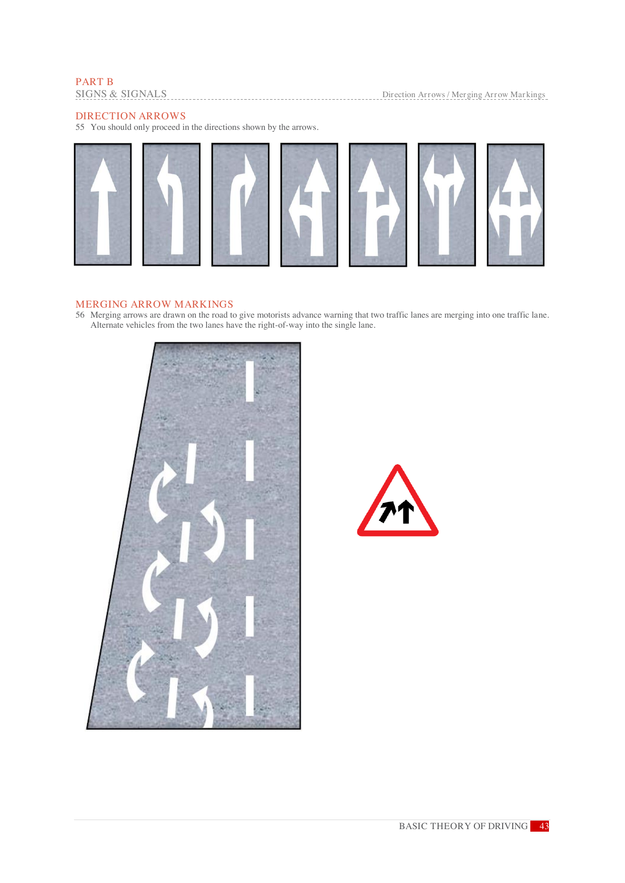 BTT handbook traffic lights and road studs