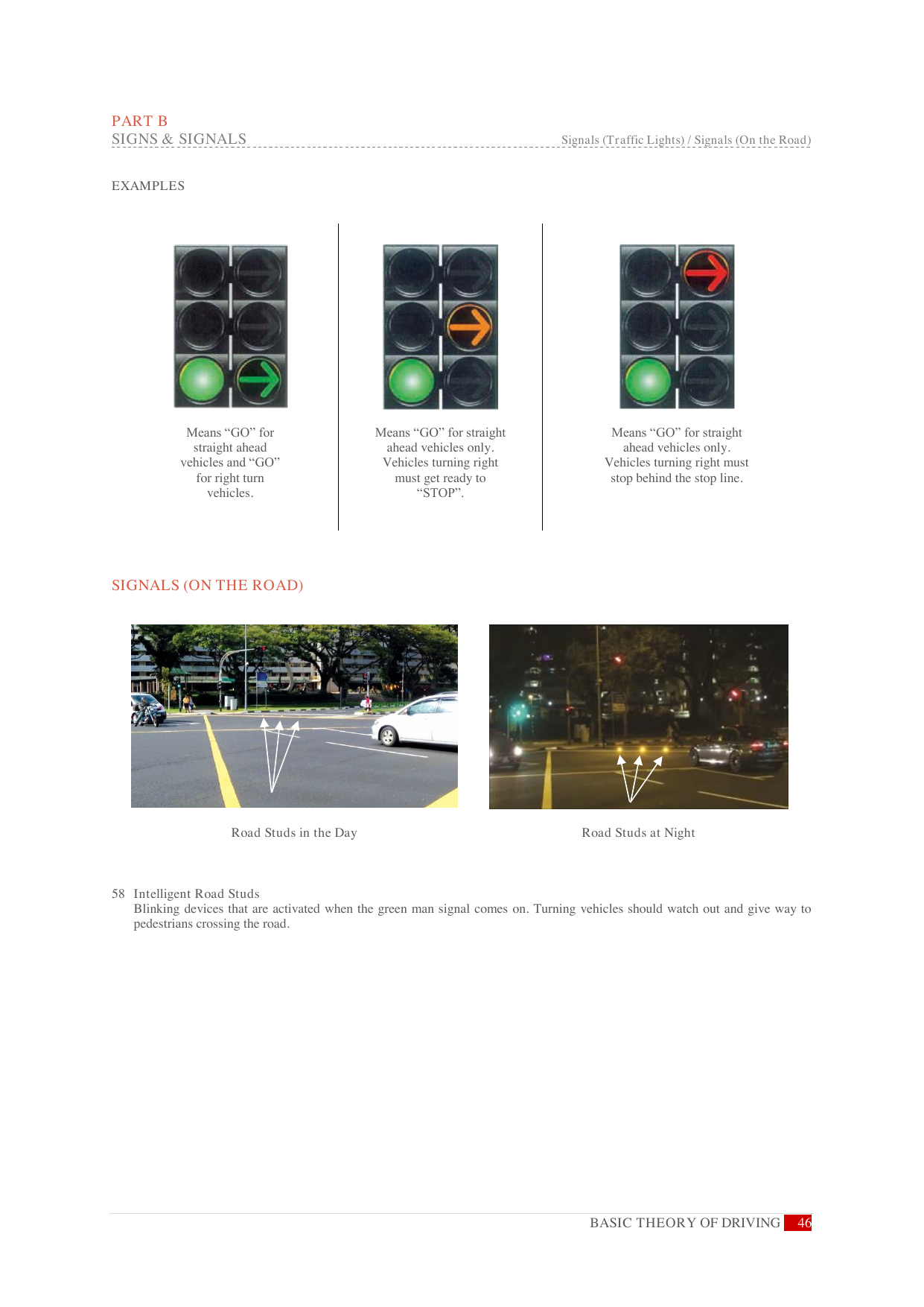 Police officer signals